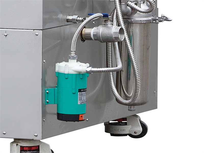 Double-sink ultrasonic cleaning machine