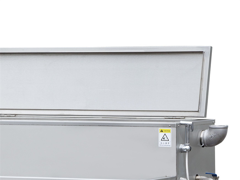 Double-sink ultrasonic cleaning machine